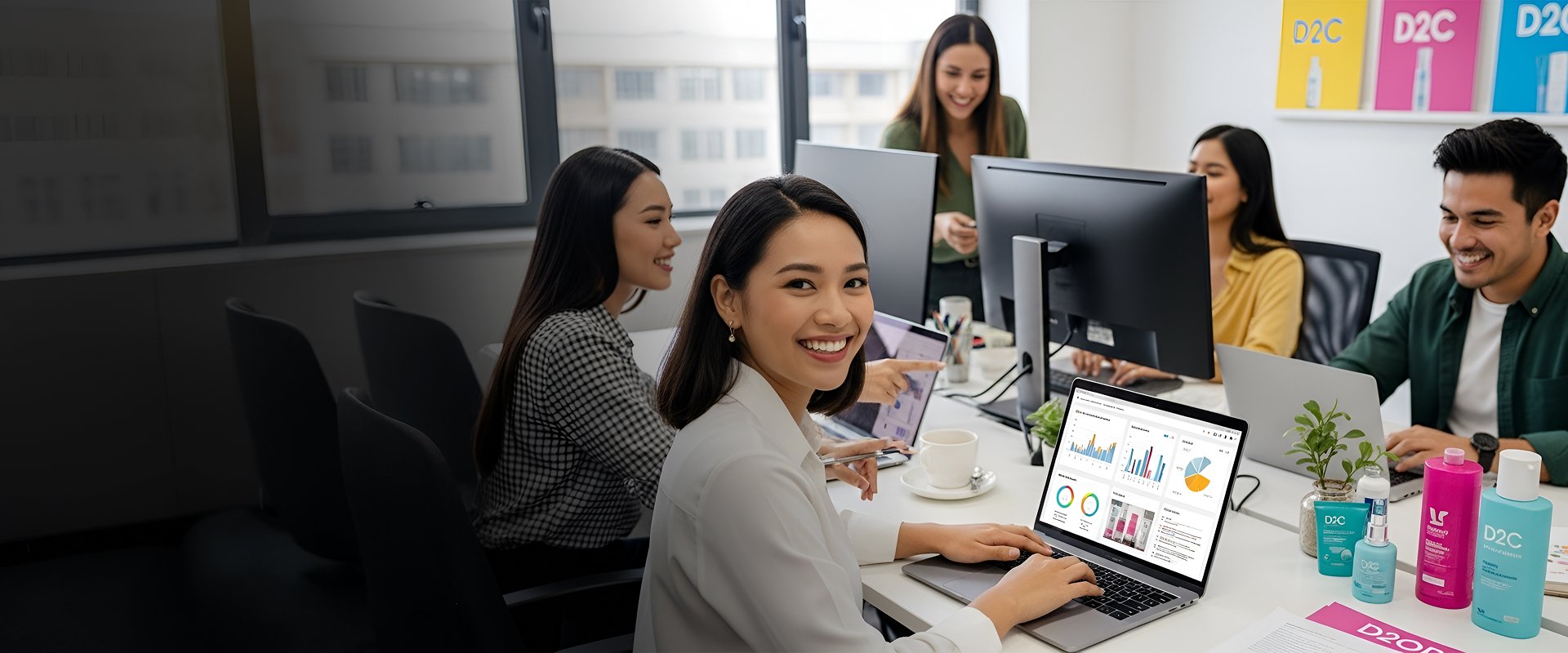 D2C Headless Commerce Launch: Aura Beauty