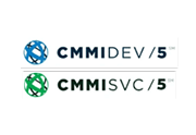 Our Certifications and Awards CMMI label 5