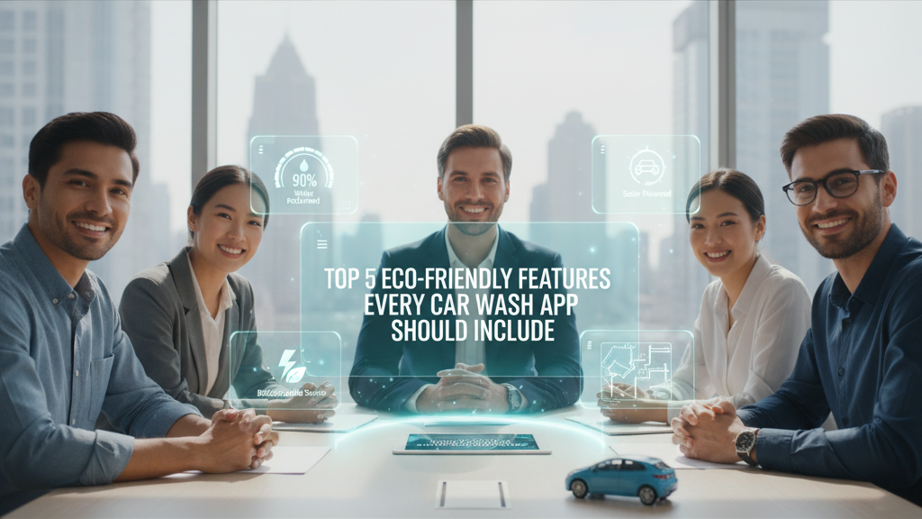 Top 5 Eco-Friendly Features Every Car Wash App Should Include